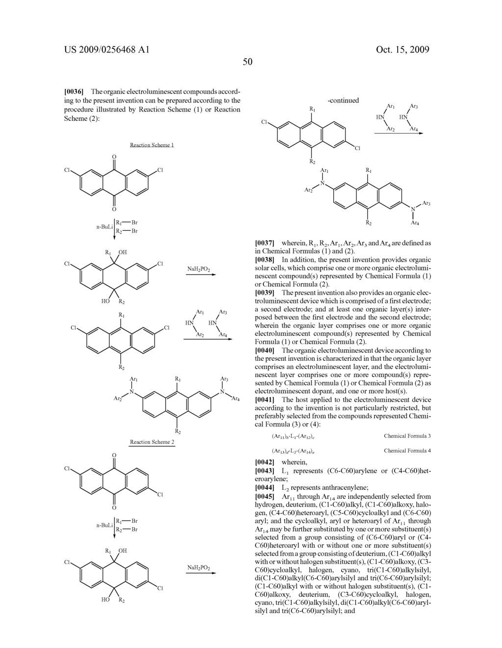 Novel organic electroluminescent compounds and organic electroluminescent device using the same - diagram, schematic, and image 52