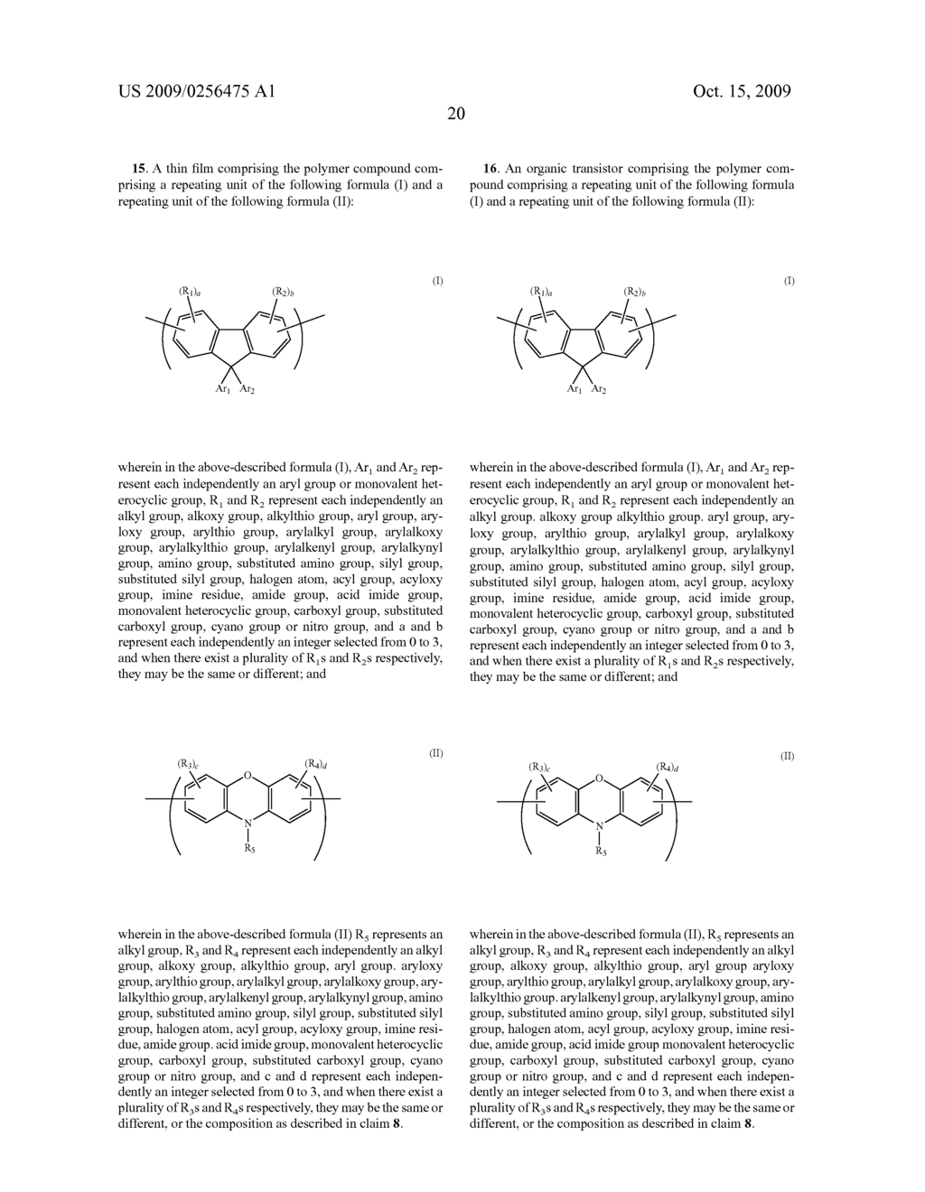 POLYMER COMPOUND AND POLYMER LIGHT EMITTING DEVICE - diagram, schematic, and image 21