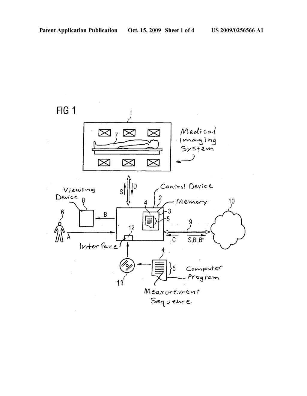 MEDICAL IMAGING METHOD AND SYSTEM WITH AUTOMATED ASSOCIATION OF IMAGES WITH MEASUREMENT SEQUENCES - diagram, schematic, and image 02