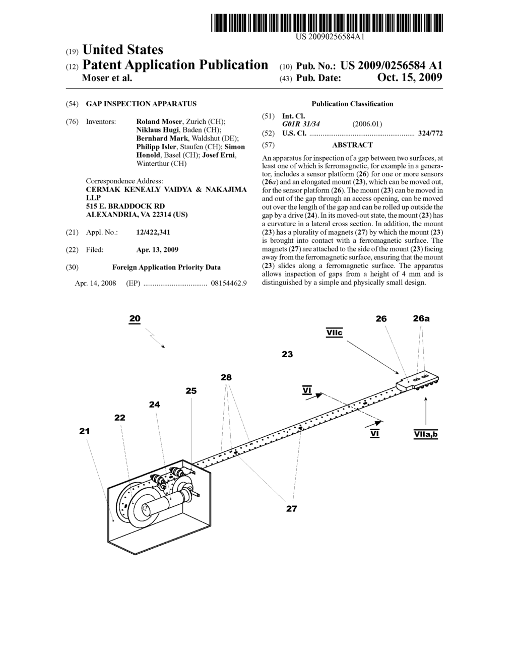 GAP INSPECTION APPARATUS - diagram, schematic, and image 01