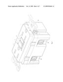 DISCONNECT MECHANISM IN A POWER RECEPTACLE WITH GROUND-FAULT CIRCUIT INTERRUPTION FUNCTIONS diagram and image