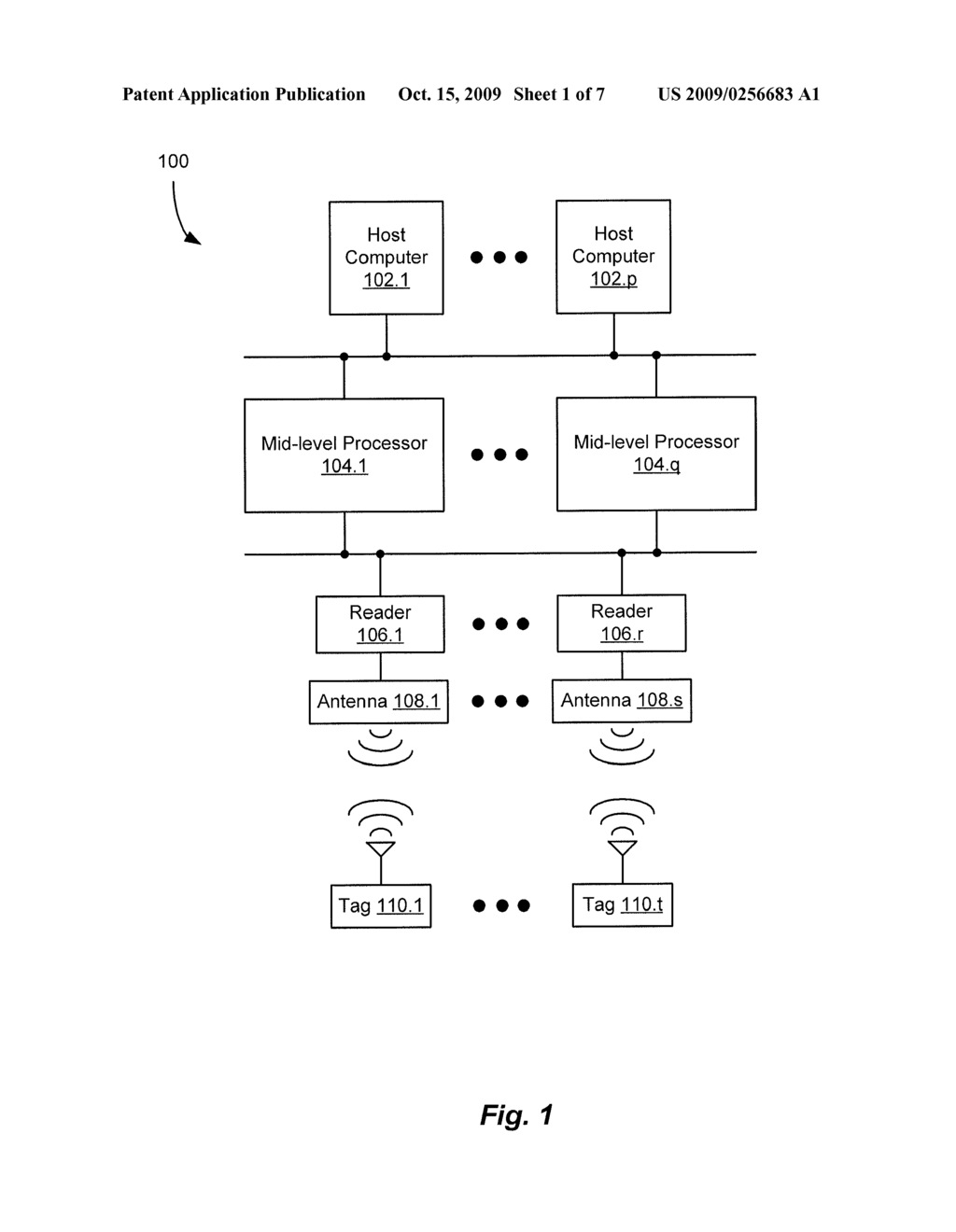 CONFIGURATION MANAGEMENT SYSTEM AND METHOD FOR USE IN AN RFID SYSTEM INCLUDING A MULTIPLICITY OF RFID READERS - diagram, schematic, and image 02