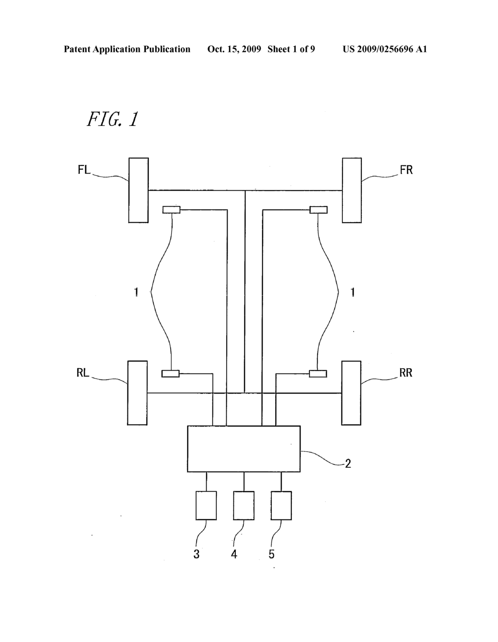 METHOD AND APPARATUS FOR DETECTING DECREASE IN TIRE AIR PRESSURE AND PROGRAM FOR DETERMINING DECREASE IN TIRE AIR PRESSURE - diagram, schematic, and image 02