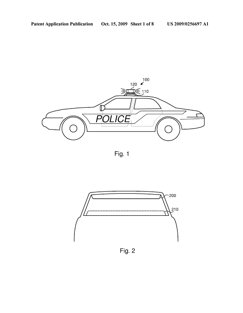 Emergency Vehicle Light Bar with Message Display - diagram, schematic, and image 02