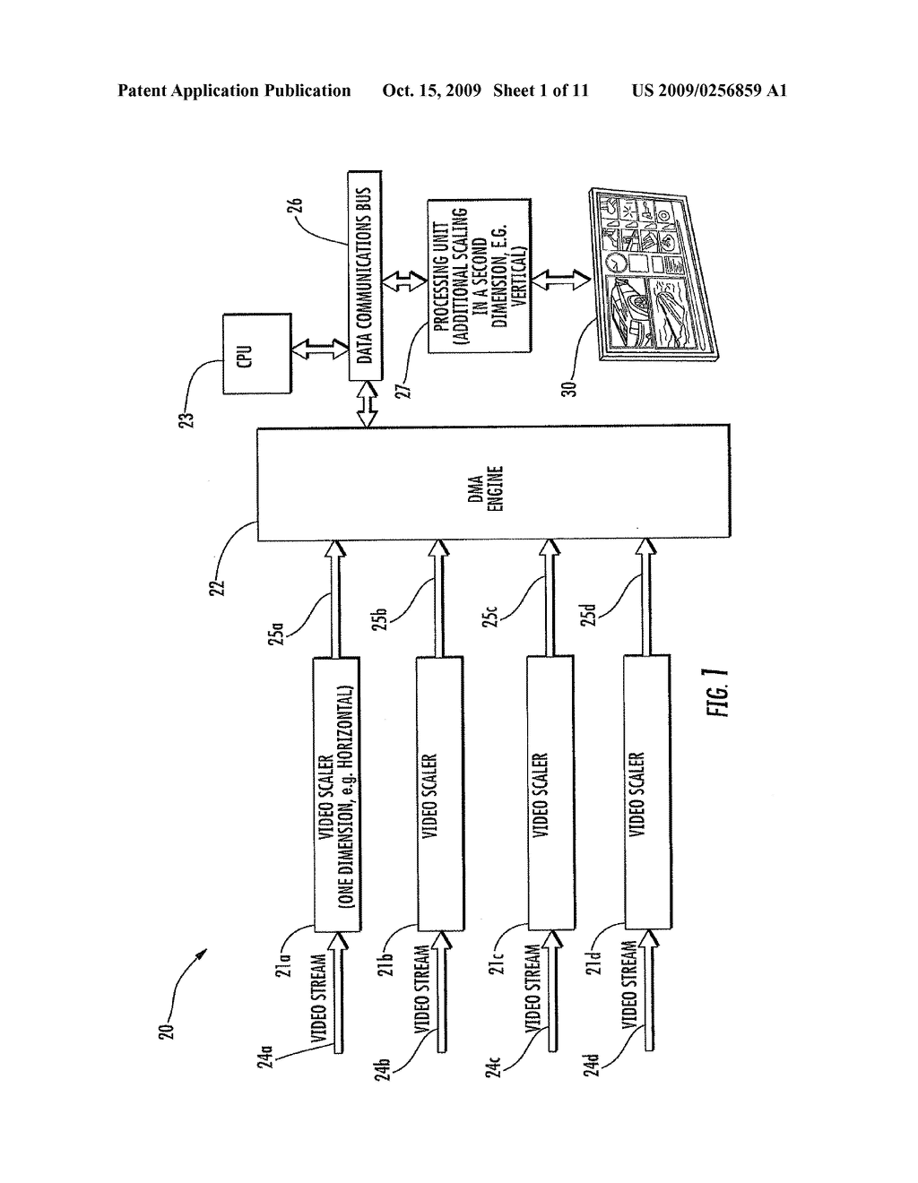 VIDEO MULTIVIEWER SYSTEM WITH SWITCHER AND DISTRIBUTED SCALING AND RELATED METHODS - diagram, schematic, and image 02