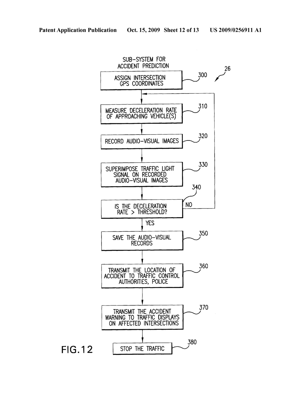 SYSTEM AND METHOD FOR TRAFFIC RELATED INFORMATION DISPLAY, TRAFFIC SURVEILLANCE AND CONTROL - diagram, schematic, and image 13