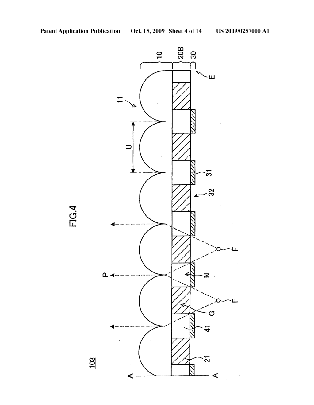 LENS ARRAY SHEET, LIGHT SOURCE AND LIQUID CRYSTAL DISPLAY DEVICE - diagram, schematic, and image 05