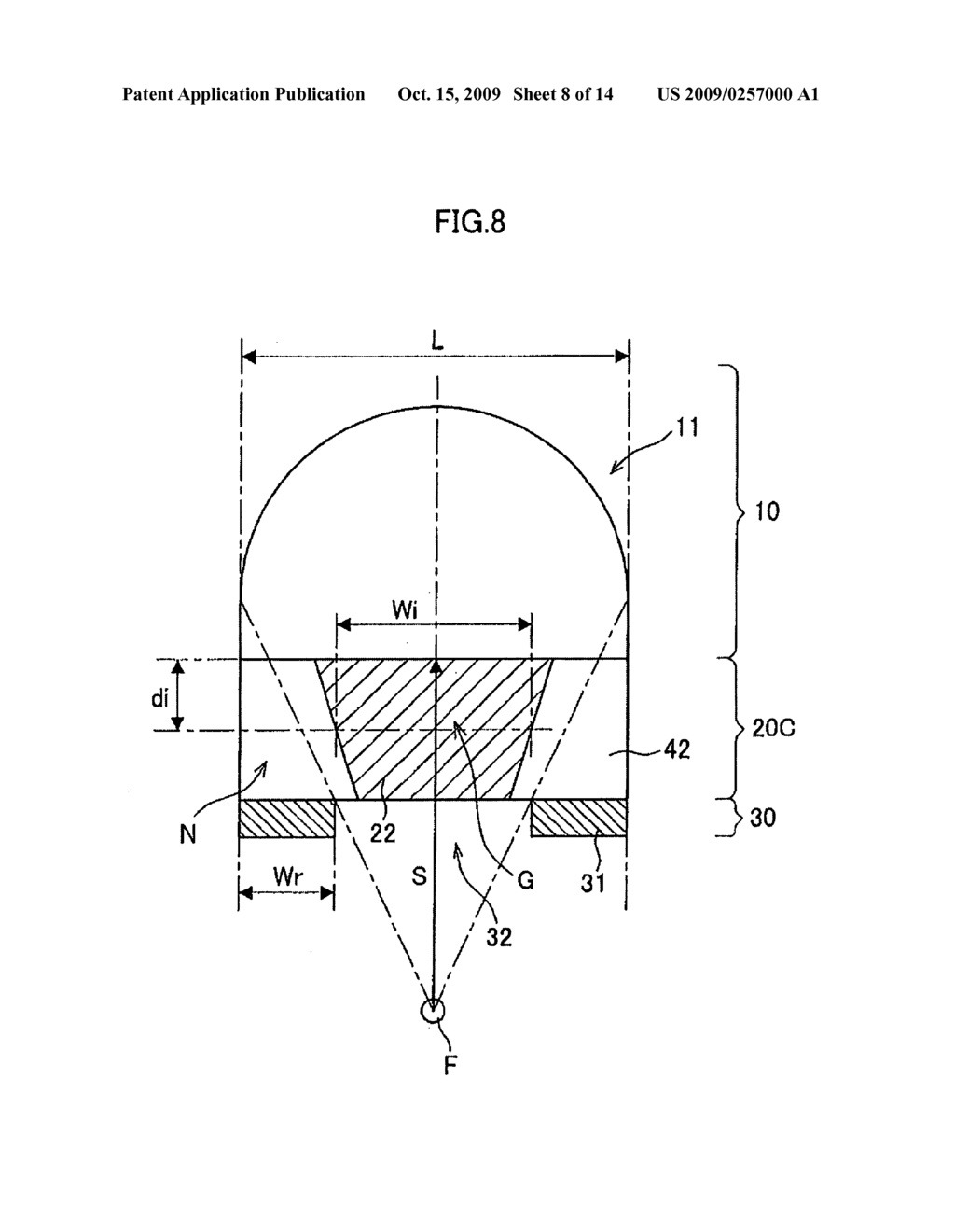 LENS ARRAY SHEET, LIGHT SOURCE AND LIQUID CRYSTAL DISPLAY DEVICE - diagram, schematic, and image 09