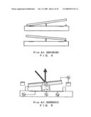 Mirror device comprising drive electrode equipped with stopper function diagram and image