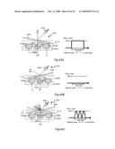 Mirror device comprising drive electrode equipped with stopper function diagram and image