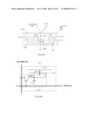 Mirror device comprising drive electrode equipped with stopper function diagram and image