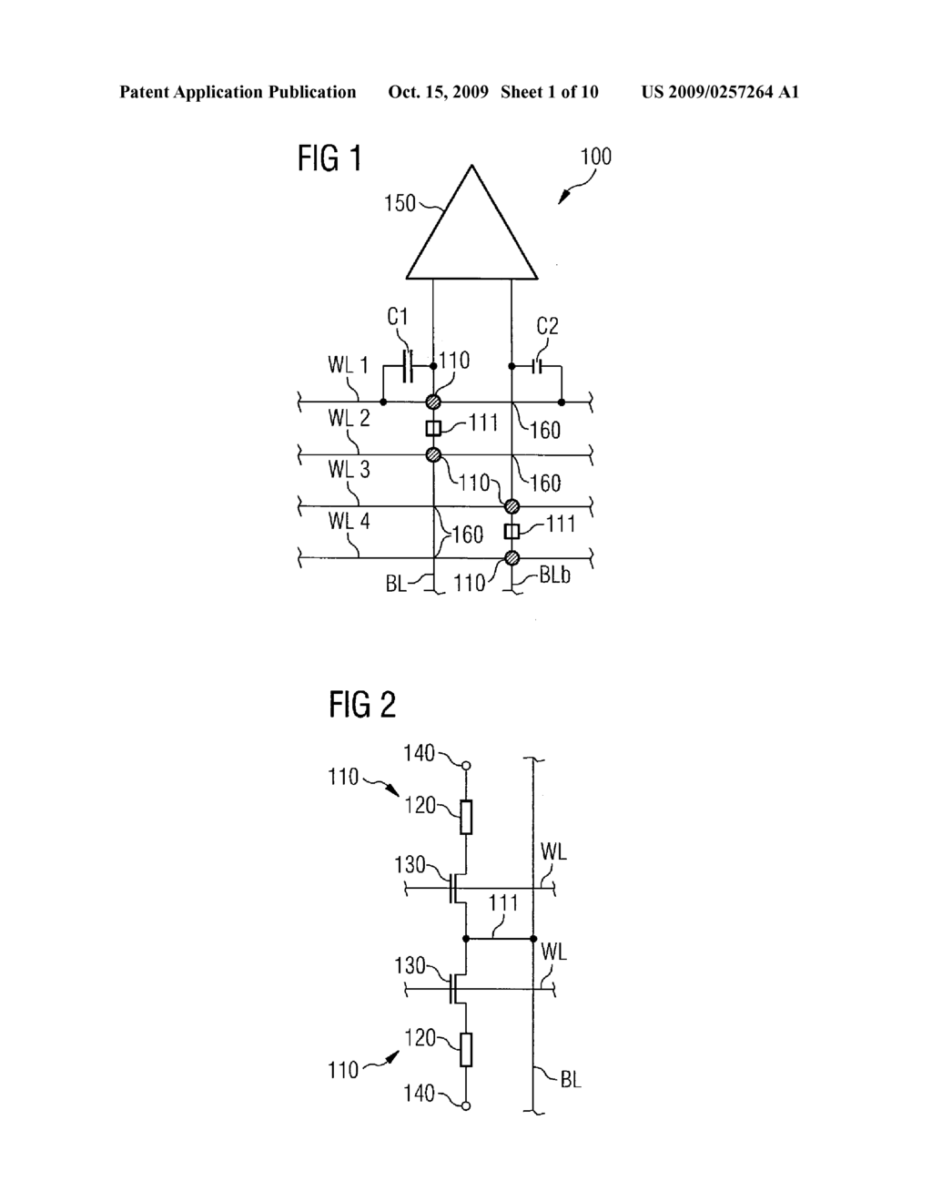 MEMORY AND METHOD OF EVALUATING A MEMORY STATE OF A RESISTIVE MEMORY CELL - diagram, schematic, and image 02