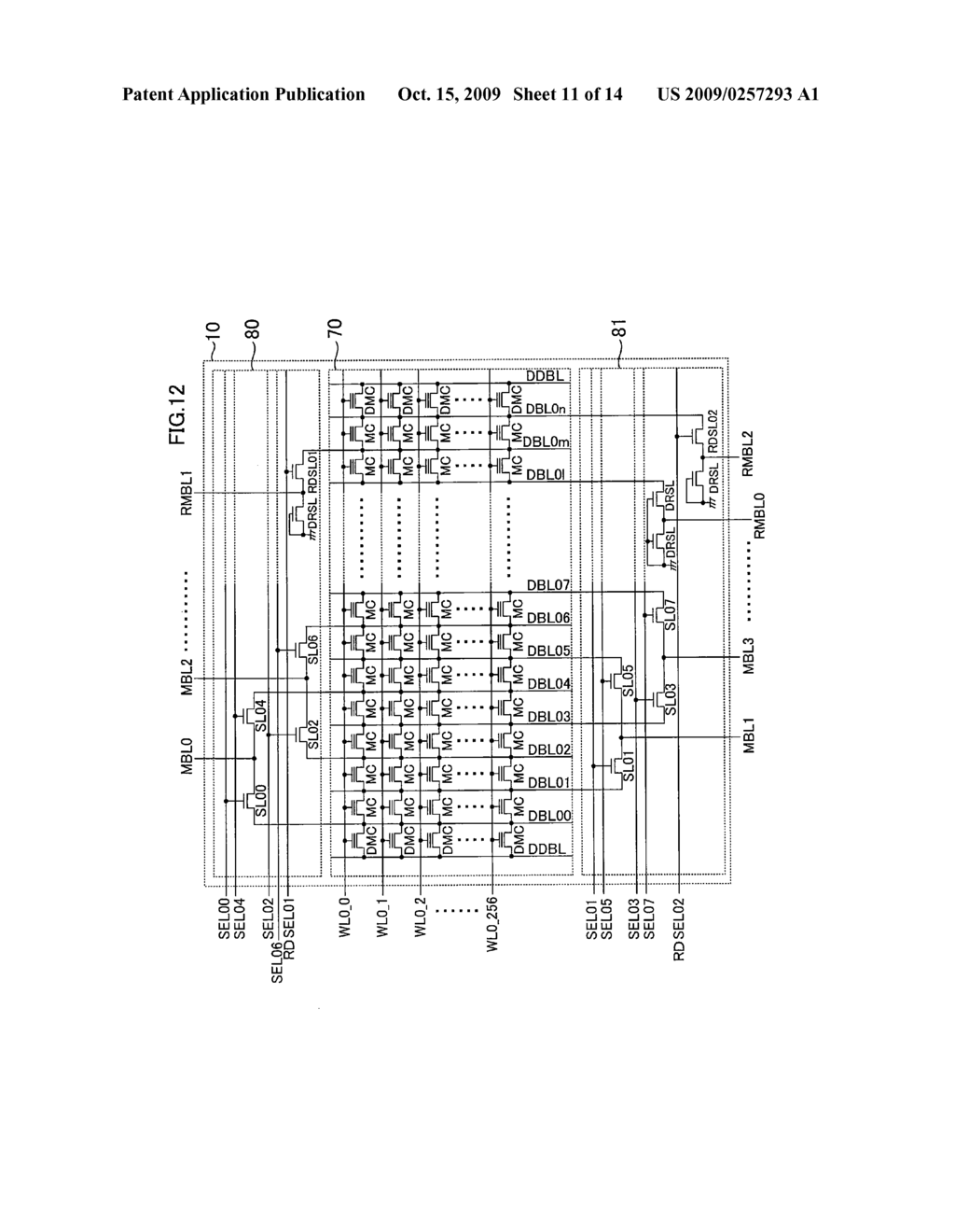 SEMICONDUCTOR MEMORY DEVICE - diagram, schematic, and image 12