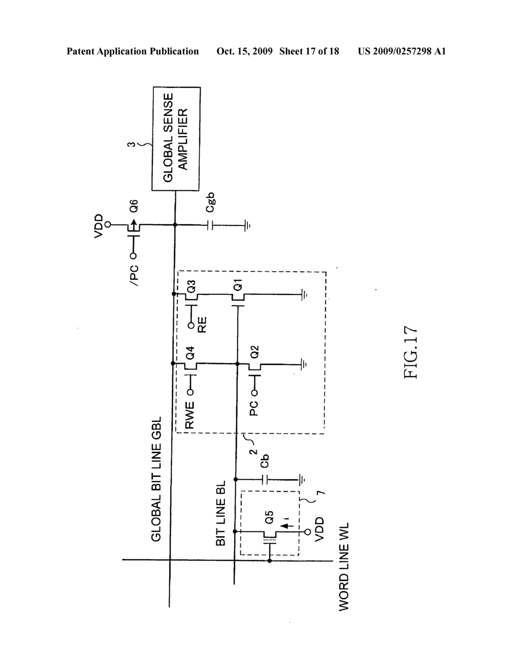 Semiconductor device having single-ended sensing amplifier - diagram, schematic, and image 18