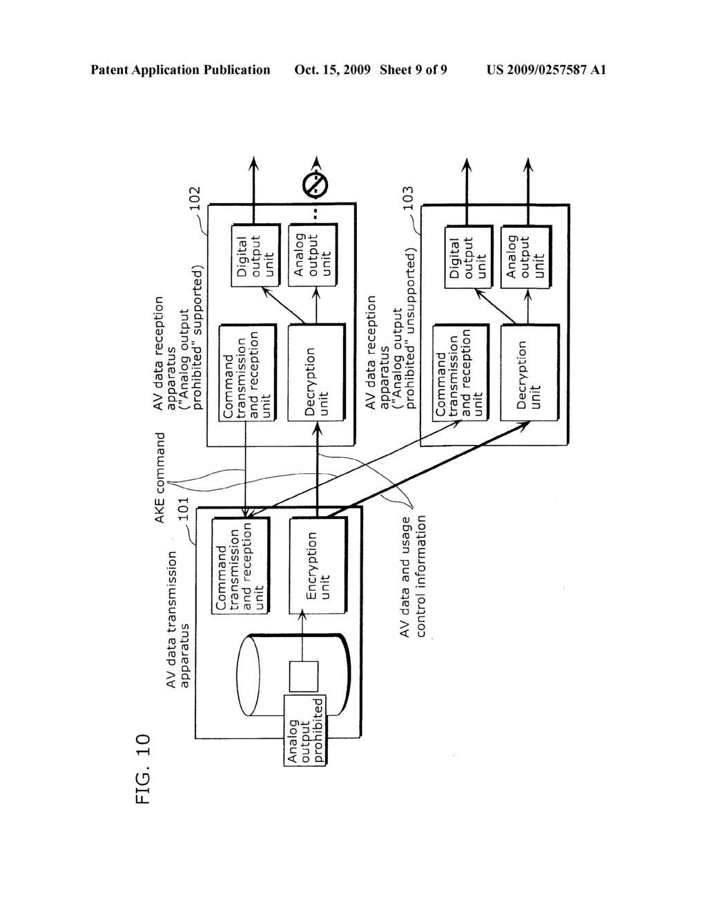 AV DATA TRANSMISSION APPARATUS, AV DATA RECEPTION APPARATUS, AND AV DATA TRANSMISSION AND RECEPTION SYSTEM - diagram, schematic, and image 10