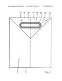 Flexible Package with Tearing Means diagram and image