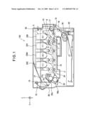 Developer storing apparatus, image forming unit and image forming apparatus diagram and image