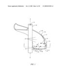 Method and apparatus for forming an in situ subterranean soil cement structure having a cyclonic mixing region diagram and image