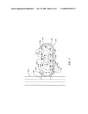 Method and apparatus for forming an in situ subterranean soil cement structure having a cyclonic mixing region diagram and image