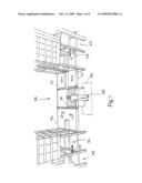 Apparatus and method for unloading trays having a pallet layer loaded diagram and image