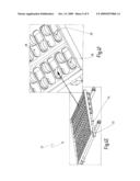 Apparatus and method for unloading trays having a pallet layer loaded diagram and image