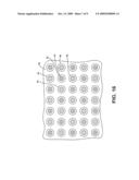 Array of nozzles for extruding multiple cellulose fibers diagram and image