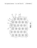 Array of nozzles for extruding multiple cellulose fibers diagram and image