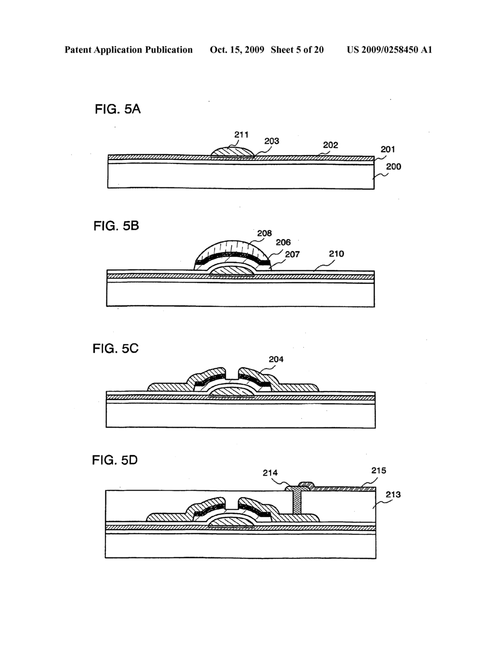 METHOD FOR MANUFACTURING WIRING, THIN FILM TRANSISTOR, LIGHT EMITTING DEVICE AND LIQUID CRYSTAL DISPLAY DEVICE, AND DROPLET DISCHARGE APPARATUS FOR FORMING THE SAME - diagram, schematic, and image 06