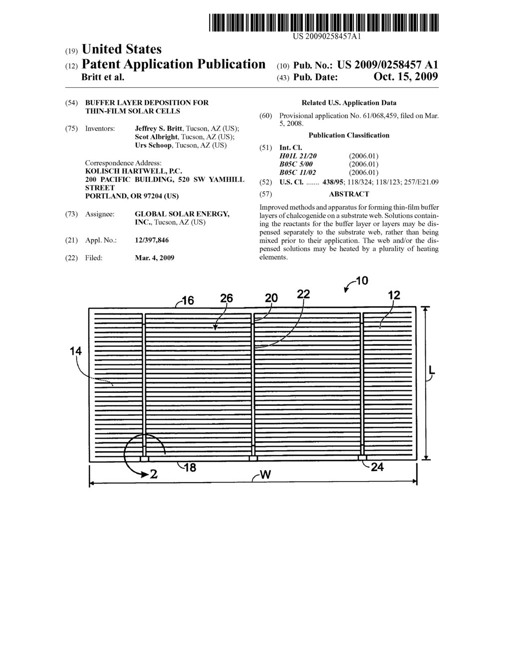 BUFFER LAYER DEPOSITION FOR THIN-FILM SOLAR CELLS - diagram, schematic, and image 01