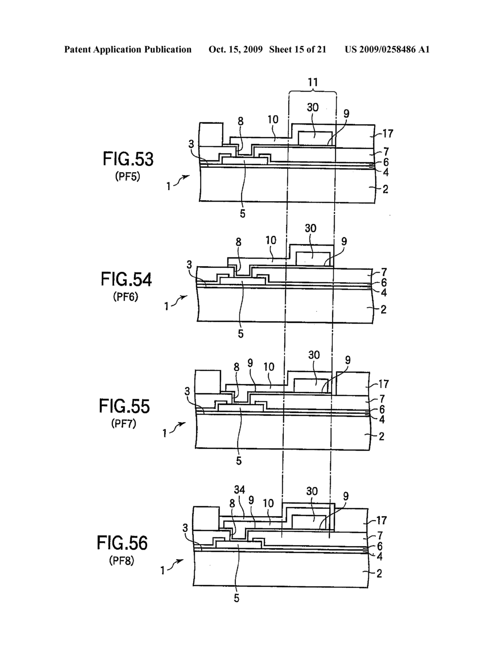 SEMICONDUCTOR DEVICE FABRICATION METHOD - diagram, schematic, and image 16