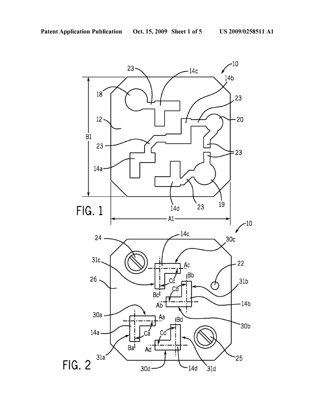 PRINTED WIRING BOARD SOLDER PAD ARRANGEMENT - diagram, schematic, and image 02