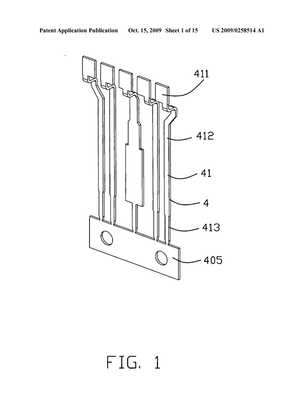 Electrical connector with improved contact arrangement - diagram, schematic, and image 02