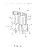 Electrical connector with improved contact arrangement diagram and image