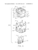 Electrical connector with improved contact arrangement diagram and image