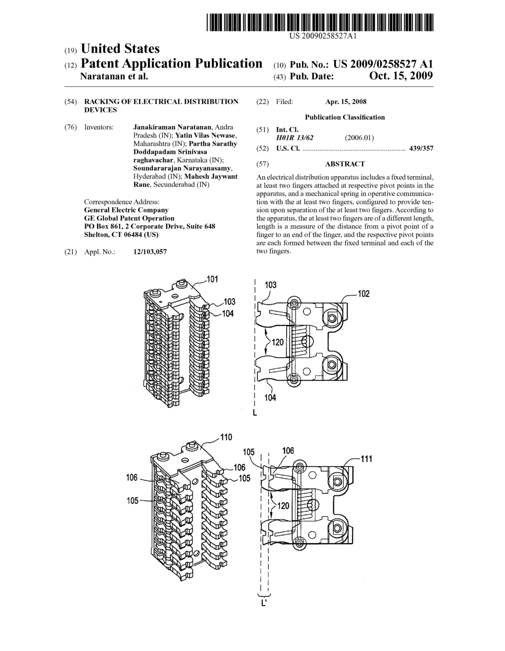 RACKING OF ELECTRICAL DISTRIBUTION DEVICES - diagram, schematic, and image 01