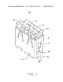 Electrical connector with improved contact arrangement diagram and image