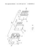 Electrical connector with improved contact arrangement diagram and image