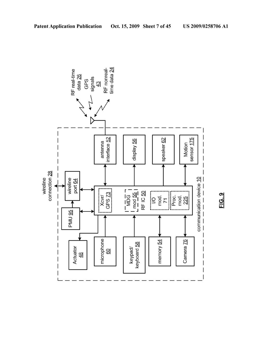 GAME DEVICE WITH WIRELESS POSITION MEASUREMENT AND METHODS FOR USE THEREWITH - diagram, schematic, and image 08