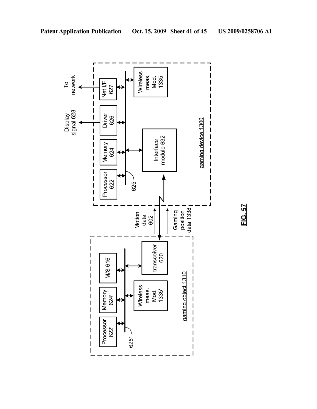 GAME DEVICE WITH WIRELESS POSITION MEASUREMENT AND METHODS FOR USE THEREWITH - diagram, schematic, and image 42