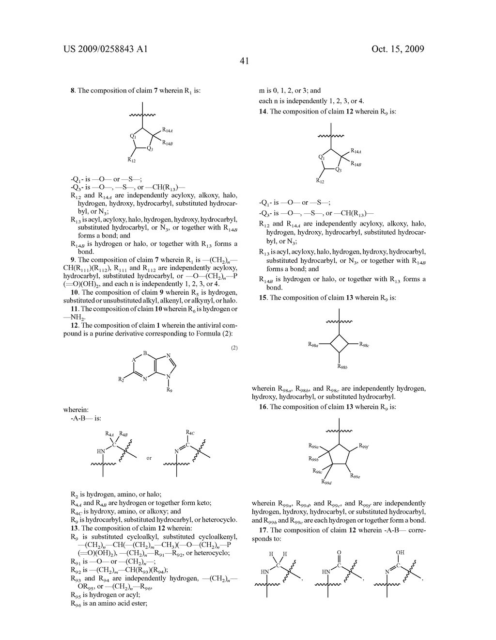Compositions Containing Antiviral Compounds and Methods of Using the Same - diagram, schematic, and image 42