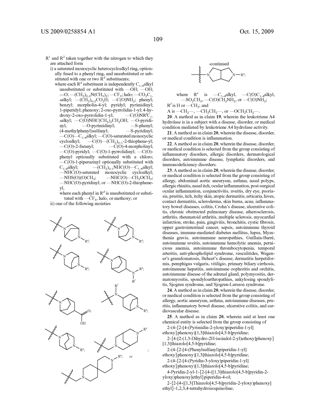 Thiazolopyridin-2-yloxy-phenyl and thiazolopyrazin-2-yloxy-phenyl amines as modulators of leukotriene A4 hydrolase - diagram, schematic, and image 110