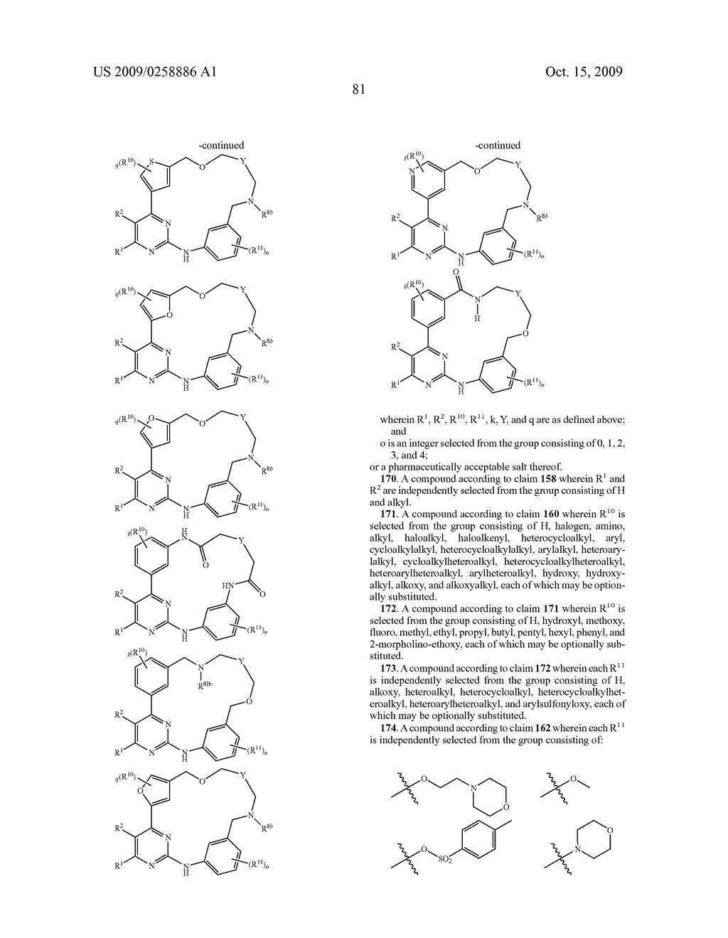 HETEROALKYL LINKED PYRIMIDINE DERIVATIVES - diagram, schematic, and image 82