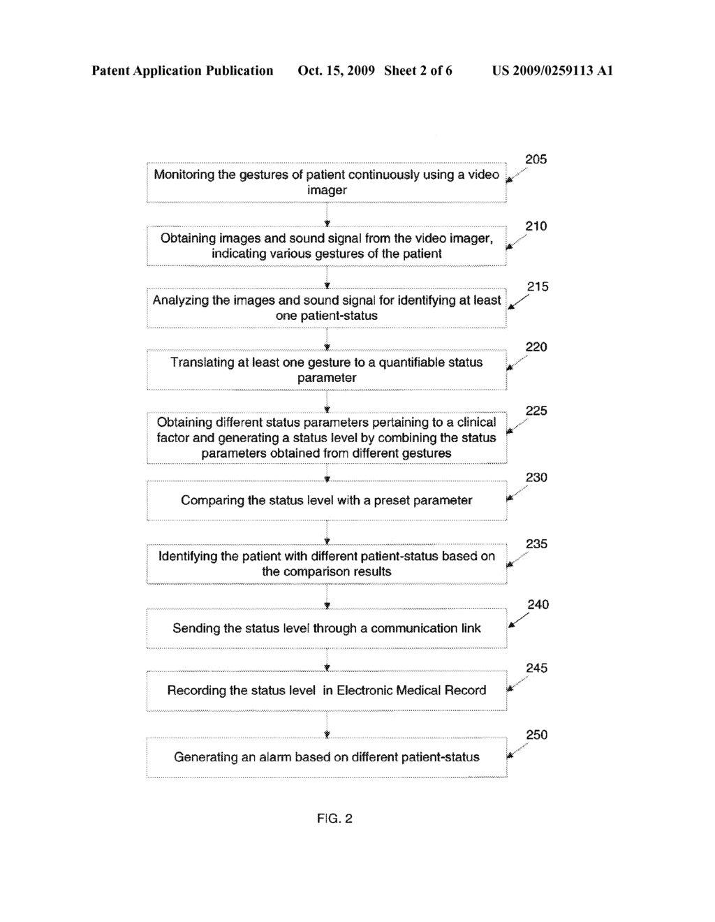 SYSTEM AND METHOD FOR DETERMINING PAIN LEVEL - diagram, schematic, and image 03