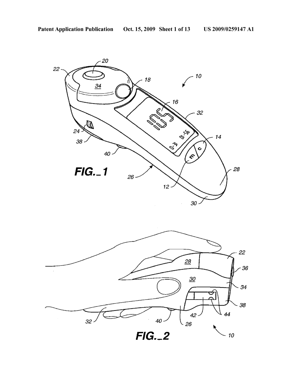 AUTOMATIC BIOLOGICAL ANALYTE TESTING METER WITH INTEGRATED LANCING DEVICE AND METHODS OF USE - diagram, schematic, and image 02