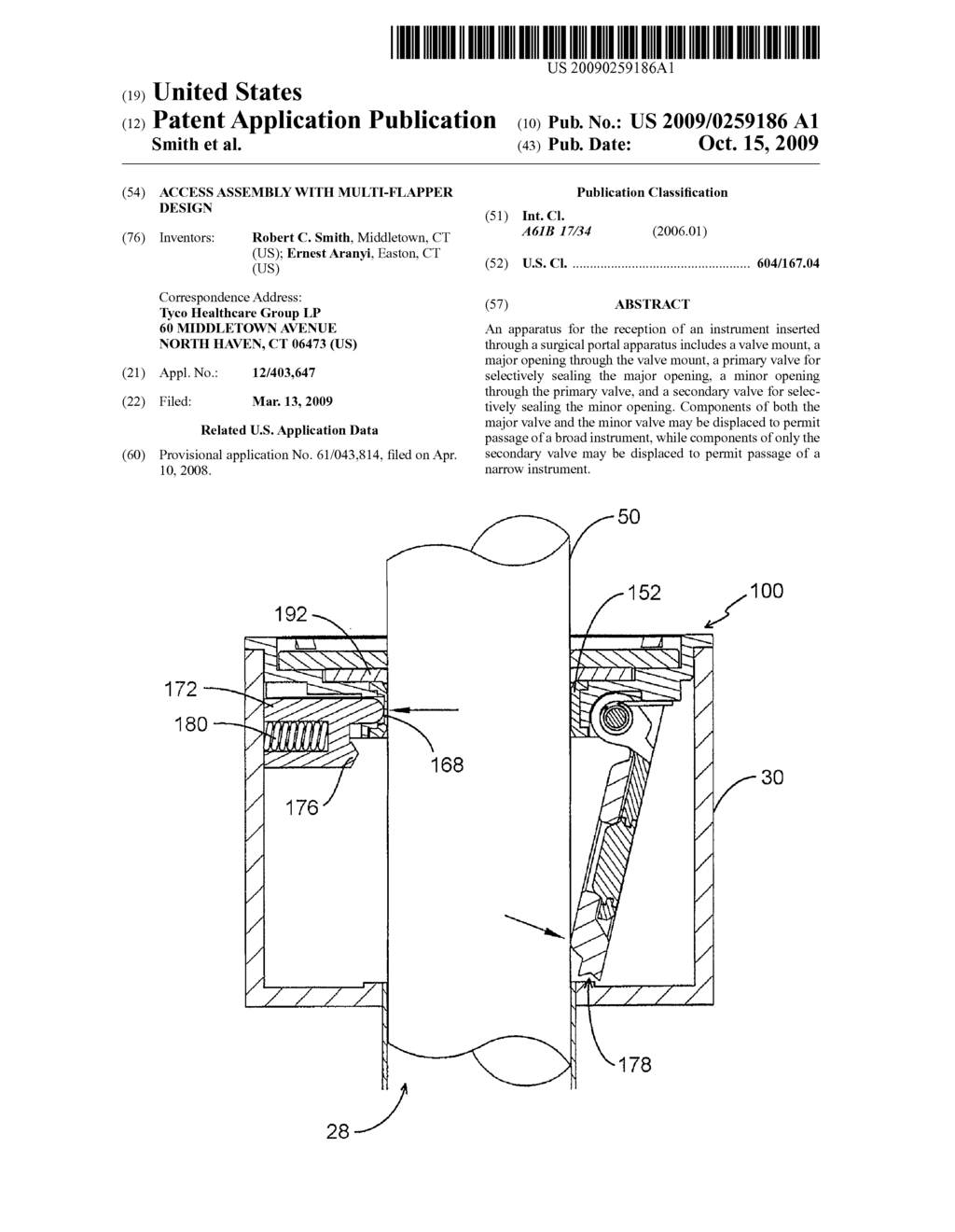 ACCESS ASSEMBLY WITH MULTI-FLAPPER DESIGN - diagram, schematic, and image 01