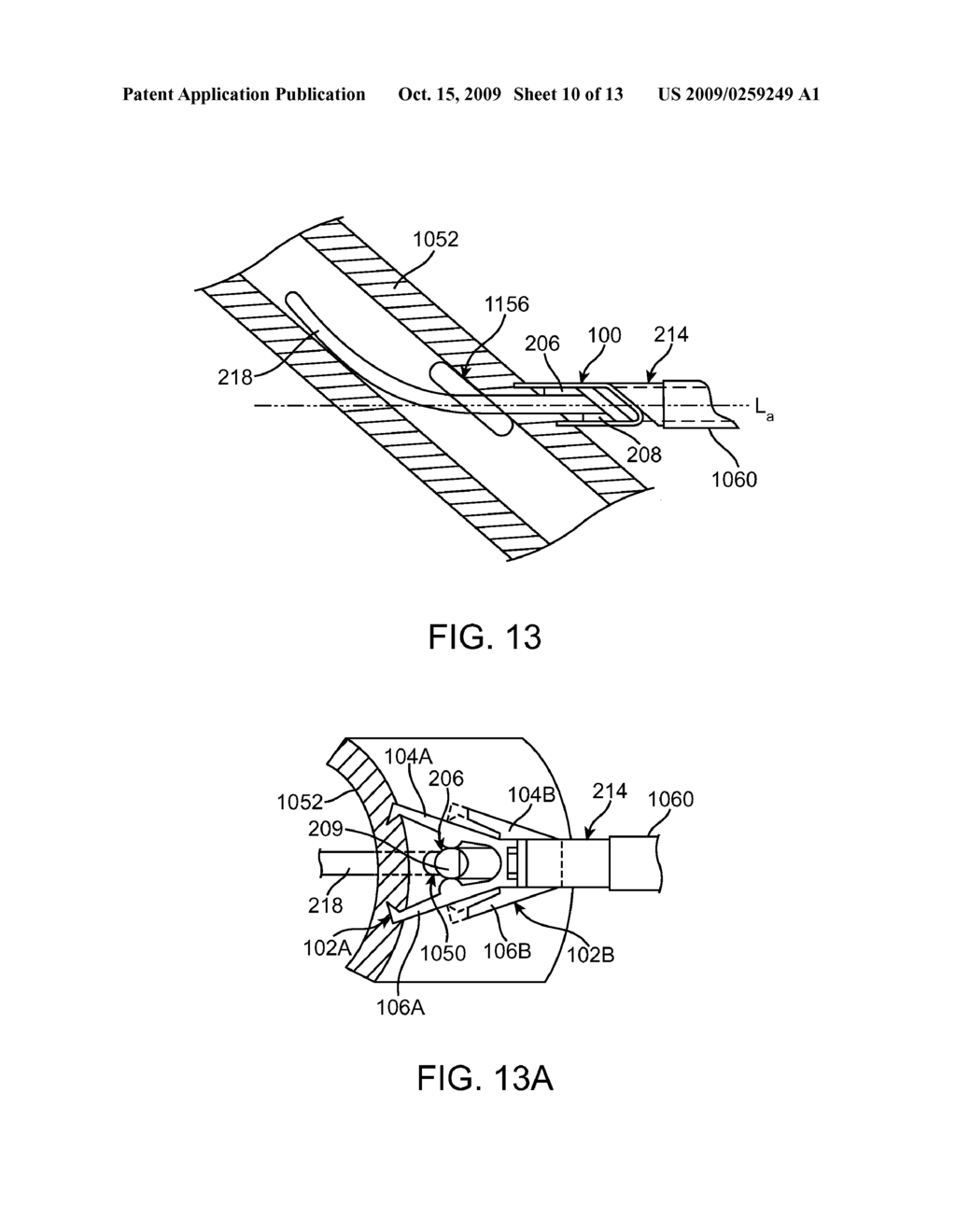 ARTERIOTOMY STAPLING SYSTEM FOR NON-ORTHOGONAL TISSUE TRACKS AND METHODS OF USE THEREIN - diagram, schematic, and image 11