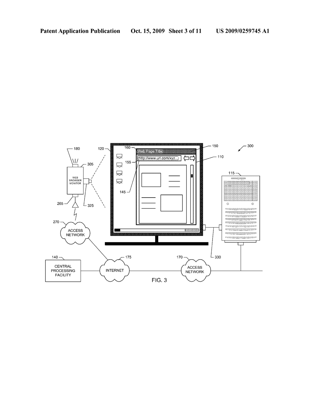 METHODS AND APPARATUS FOR NONINTRUSIVE MONITORING OF WEB BROWSER USAGE - diagram, schematic, and image 04