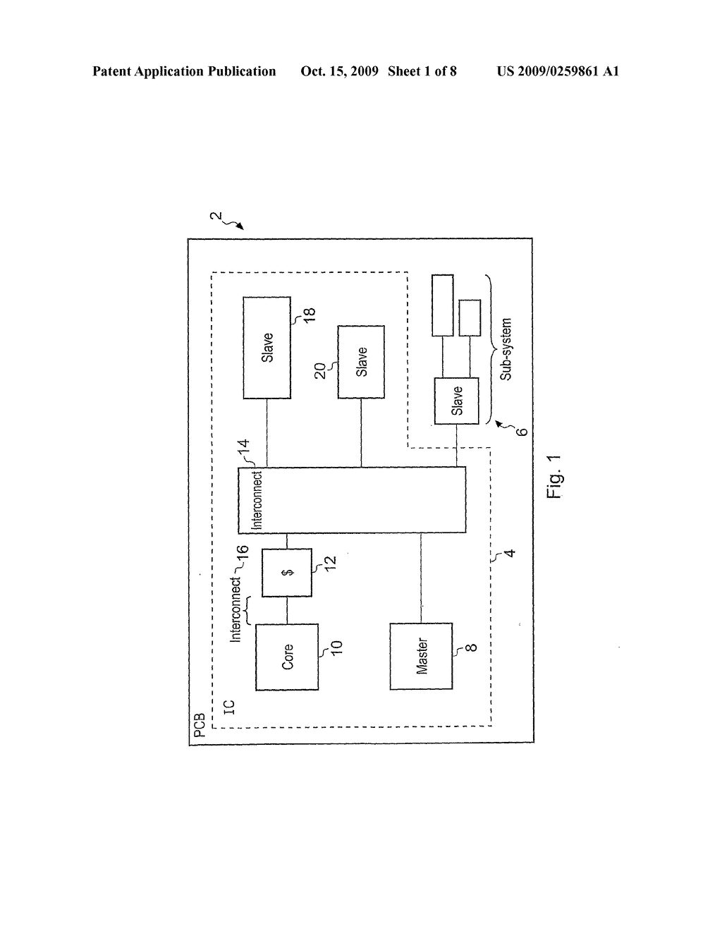 POWER MANAGEMENT IN A DATA PROCESSING DEVICE HAVING MASTERS AND SLAVES - diagram, schematic, and image 02