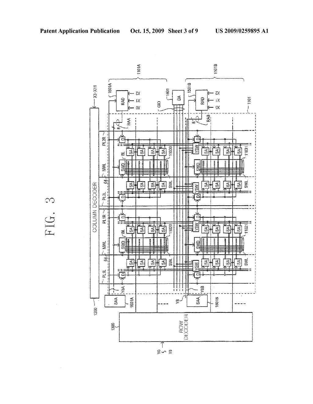 SEMICONDUCTOR MEMORY DEVICE PARALLEL BIT TEST CIRCUITS - diagram, schematic, and image 04