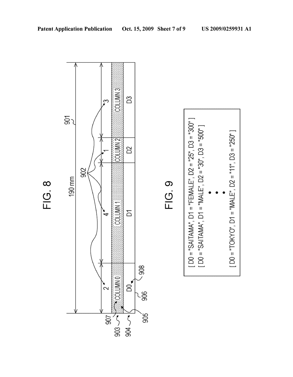 TABLE GENERATING METHOD AND TABLE GENERATING APPARATUS - diagram, schematic, and image 08